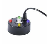 Brumisateur USB 5 V - Nébuliseur - Fontaine à eau - Réservoir à tête de poisson - Avec atomiseur LED - Lumières de bassin colorées - 4