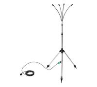 Brumisateurs Debout pour Patio Extérieur, Système de Brumisation sur Pied Réglable en Hauteur de 4,1 Pieds pour le Refroidissement