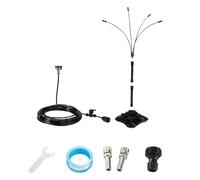 Brumisateurs Debout pour terrasse extérieure, système de brumisation à Hauteur réglable pour Refroidissement extérieur, brumisateur d'eau Portable (B)