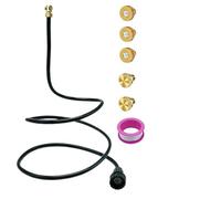Brumisateurs debout pour terrasse extérieure, système de brumisation multidirectionnel à 3 voies, brumisateur d'eau portable flexible de 193 cm pour refroidissement extérieur, jardin, piscine, bain