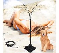 Brumisateurs pour terrasse extérieure, système de refroidissement par brumisation, kit de tuyau d'arrosage portable, hauteur et direction réglables pour jardin, piscine, bronzage cool pour enfants et