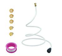 Brumisateurs sur pied améliorés pour terrasse extérieure, système de brumisation multidirectionnel à 3 voies avec tuyau flexible de 193 cm, brumisateur d'eau portable pour refroidissement extérieur