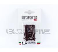 BRUMM 1/43 - ACCESSOIRES SET ACCESSOIRES MILLE MIGLIA BARRIERS 5 PCS F103