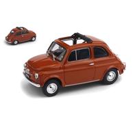 BRUMM 1/43 ÉPOQUE FIAT 500 F 1965 72 ROUGE OUVERT MODÈLE STATIQUE DIECAST