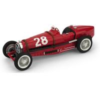 BRUMM 1/43 F1 BUGATTI TYPE 59 TAZIO NUVOLARI 1934 28 MODÈLE STATIQUE DIECAST