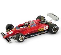 Brumm Miniature 1/43 Ferrari 126 C2 M. Andretti n°28 - GP d'Italie Monza 1982 (3e)