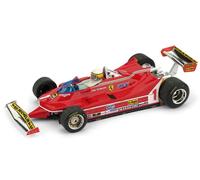BRUMM 1/43 F1 FERRARI 312 T5 SCHECKTER 1980 FIGURINES MODÈLE STATIQUE DIECAST