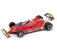 BRUMM 1/43 F1 FERRARI 312 T5 VILLENEUVE 1980 BRÉSIL GP MODÈLE STATIQUE DIECAST