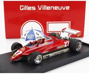 BRUMM 1/43 FERRARI F1 126C2 27 VILLENEUVE BRÉSIL GP 1982 MODÈLE STATIQUE