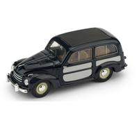 Fiat 500C Belvedere Tettino Chiuso Azzurro Cenere 1951 1:43 Modèle R029-02 BRUMM
