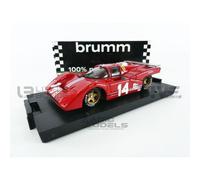 Brumm 1/43 R231 Ferrari 512 M Nart - Watkins-Glen 1971 Diecast Modelcar-Brumm
