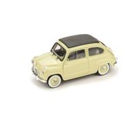 Brumm BM0249-09 FIAT 600 CONVERTIBILE CHIUSA 1956 BEIGE CHIARO 1:43 Modellino