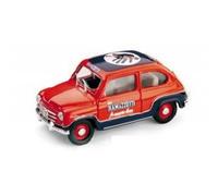 Brumm Bm0285 Fiat 600 Ramazzotti 1960 1:43 Maquette Die Cast Model-Brumm Multicolore