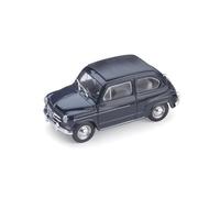 Brumm BM0318-10 FIAT 600D TRASFORMABILE CHIUSA 1960 BLEU SCURO 456 1:43 Modellin