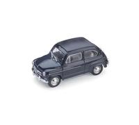 BRUMM BM0318-10 FIAT 600D TRSFORMABILE CHIUSA 1960 BLEU SCURO 456 1:43 DIE CAST - VEHICULE MINIATURE