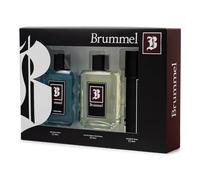 BRUMMEL - Coffret cadeau pour homme, Eau de Cologne classique 125 ml + Après-rasage 125 ml + Déodorant spray 150 ml, 3 pièces, Parfum d'agrumes, Fraîcheur longue durée
