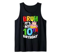 Brun C'est MA FÊTE DE 10 Ans Débardeur