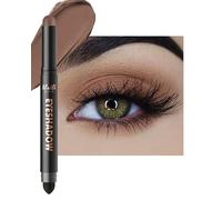 Brun Crayon Fard a Paupiere Matte, Longue Durée Waterproof, Pivotant Bâton Ombre a Paupiere, Smooth Texture Fards à Paupières Crème, Hight Pigmenté Facile à Utiliser, Avec Pinceau Maquillage Femme-14