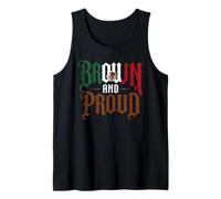 Brun et Fier Latino Mexicain Raza Chicano Pride Orgullo Débardeur