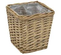 （Brun）Pots & cache-pots - Lits surélevés 3 pièces - Osier - avec doublure en PE - pour balcon bnm405965
