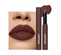 Brun Rouge a Levre Gloss, Rouge a Levre Mat Longue Tenue Highly Pigmented | Rouge a Levre Sans Transfert, Texture Soyeuse Créme Hydratante Lip Stain, Lip Gloss Repulpant Levres, Maquillage Femme