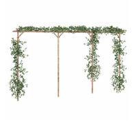 Brun Support pour plantes - ZENCORE® Pergola Bambou 385x40x205cm Top678864581