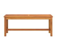 Brun SWEETY Banc de jardin - 2 PLACES - 110x35x45cm bois massif d'acacia 110x35x45cm - Banquette balcon CL77681164167
