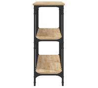 Brun Table console - CLARENCE - Meuble couloir - chêne sonoma 150x29x75 cm - bois d'ingénierie CC810