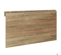 Brun Table murale rabattable - CLARENCE - Table pliante - en chêne 100x60 cm CC29