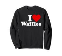 Brunch gaufré I Love Heart Sweatshirt