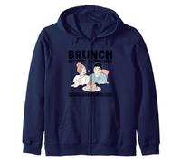 Brunch tardif amusant, car le matin, c'est pour dormir en costume Sweat à Capuche