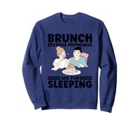 Brunch tardif amusant, car le matin, c'est pour dormir en costume Sweatshirt