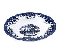 Brunchfield Skye Blue New Assiette Creuse, Porcelaine, Bleu, 21 x 21 x 3 cm