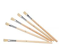 Bruneau Pinceaux À Colle en Soie De Porc, N°2, 17,1 cm Longueur, Sachet de 10