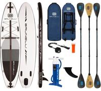 BRUNELLI 10.8 Premium SUP Board Stand Up Paddle ISUP Carbon-Kajakpaddel 325cm - Groesse : Board+KP Carbon Hybrid+Leash
