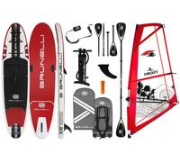 BRUNELLI 10.8 Windsurf Isup Planche Gonflable Stand Up Paddle Checker 4,5qm