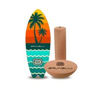 BRUNELLI Balance Board Set Complet Planche Équilibre Demi-Boule Korkrolle