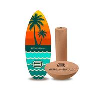 BRUNELLI Balance Board Set Complet Planche Équilibre Demi-Boule Korkrolle