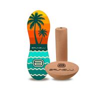 BRUNELLI Balance Board Set Peanut 86cm Bois Planche Équilibre Fitness Core