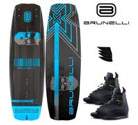 BRUNELLI CARBON Set Wakeboard 138 cm Avec Jobe MAZE Fixation