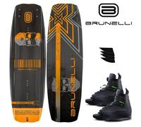 BRUNELLI CARBON Set Wakeboard 138 cm Avec Jobe MAZE Fixation