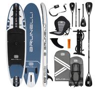 BRUNELLI iSUP 10.8 Double Couche Fusion Woven X, Paddelboard Vert