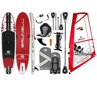 BRUNELLI Planche de stand up paddle gonflable double couche 10,8 " - Checker - 4,5 m²