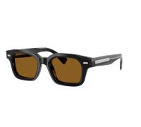 Brunello Cucinelli Homme Sunglass BC4018S JARED - Couleur du Monture: Noir, Couleur de Lentille: Terracotta