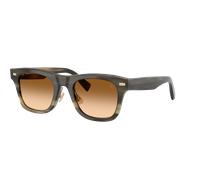 Brunello Cucinelli Homme Sunglass BC8503S - Couleur du Monture: Corne Marron, Couleur de Lentille: Ocre dégradé Jaune clair