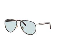 Brunello Cucinelli Unisex Sunglass Apheleion - Couleur du Monture: Plaqué or blanc 18 carats, Couleur de Lentille: Transition bleu