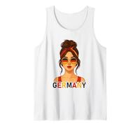 Brunette German Girl Germany Flag German Girlfriend Wife Débardeur