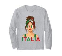 Brunette Italian Girl Italy Flag Italian Girlfriend Wife Manche Longue