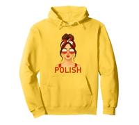 Brunette Polish Girl Poland Flag Polish Girlfriend Wife Sweat à Capuche