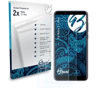 Bruni 2x Écran protecteur pour Nokia 3.1 Plus Protecteur d'écran